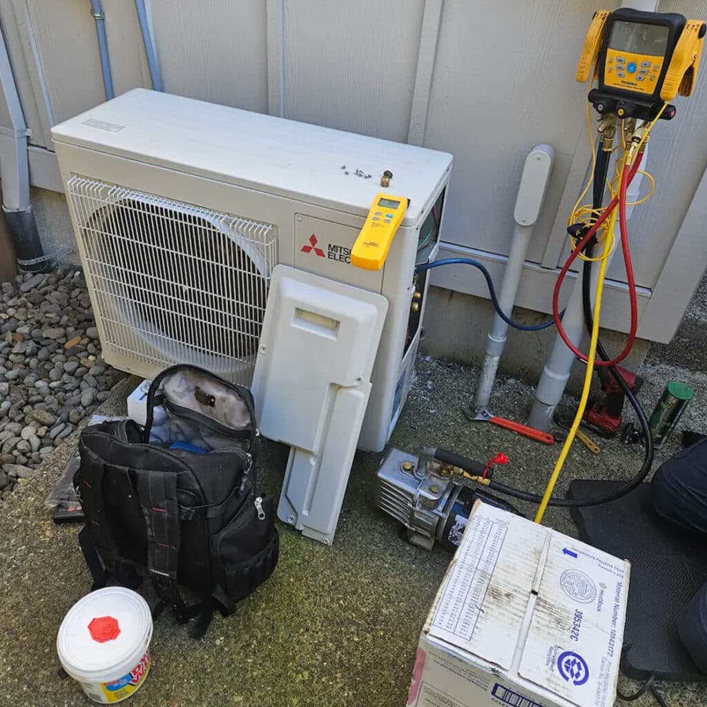 Heat pump maintenance