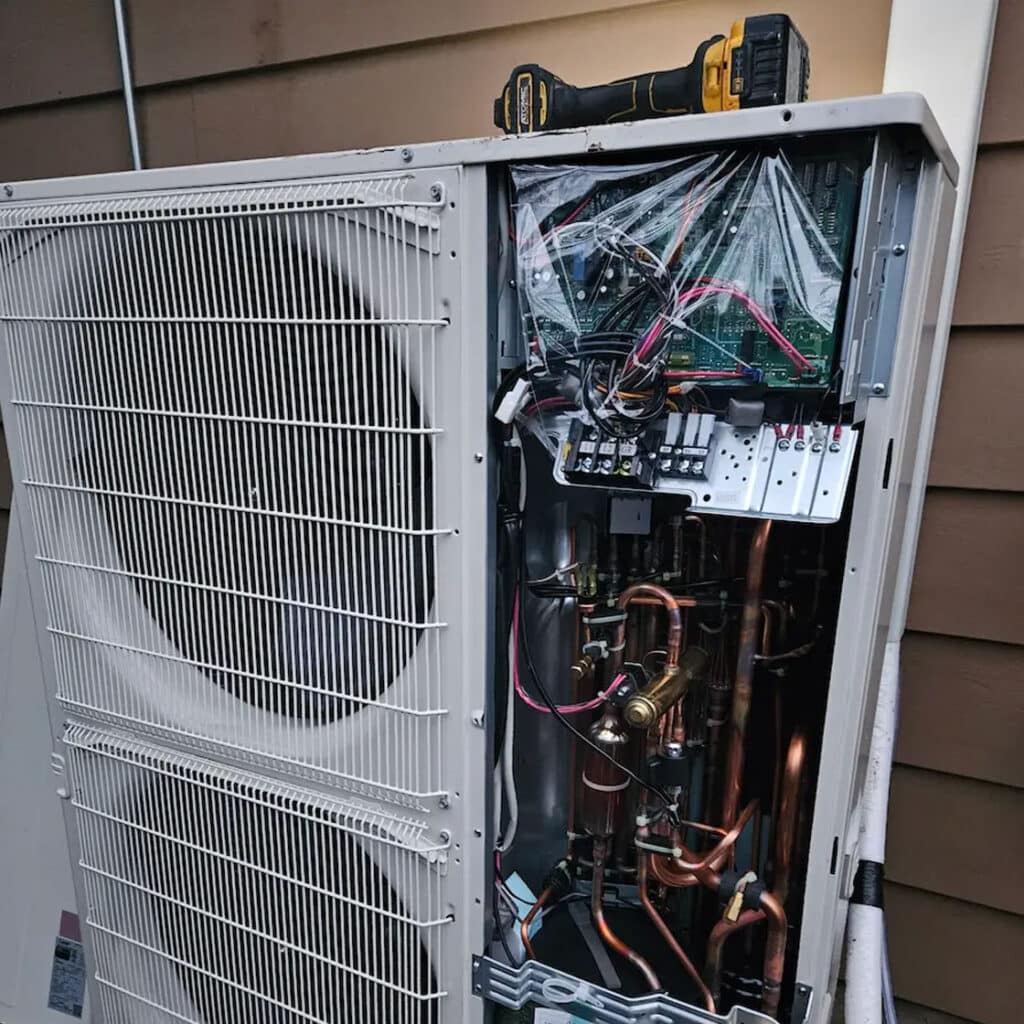 open heat pump