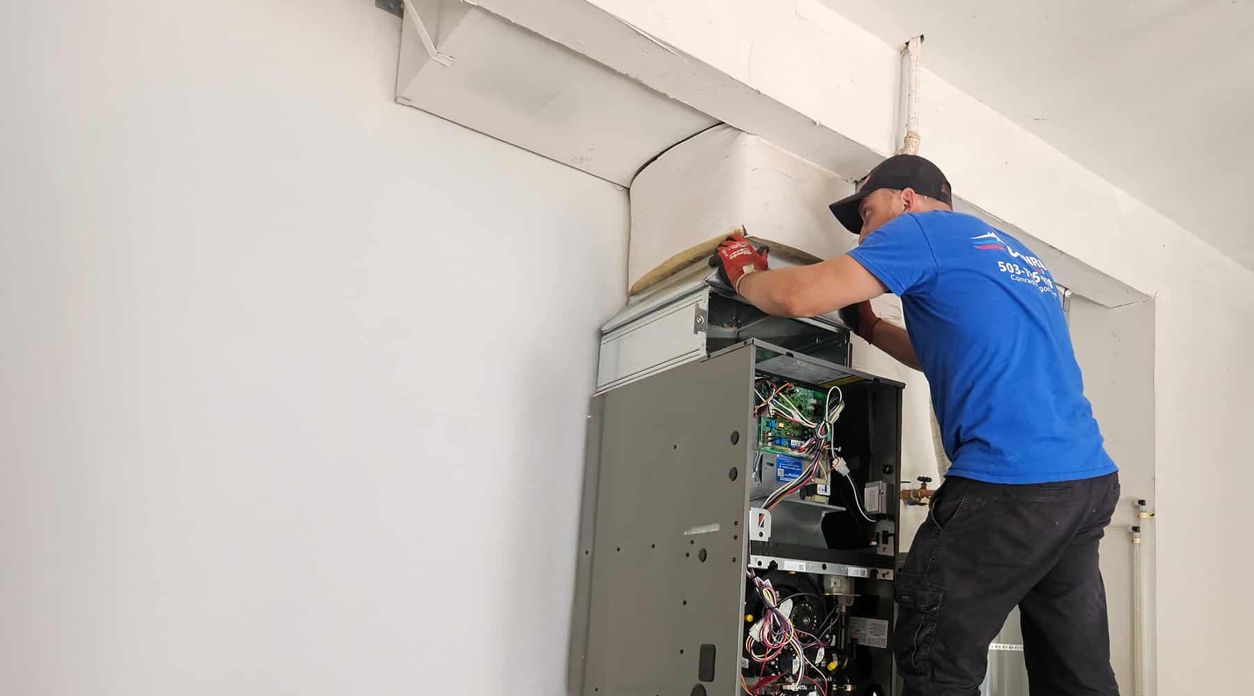 Conrad tech changing air filter