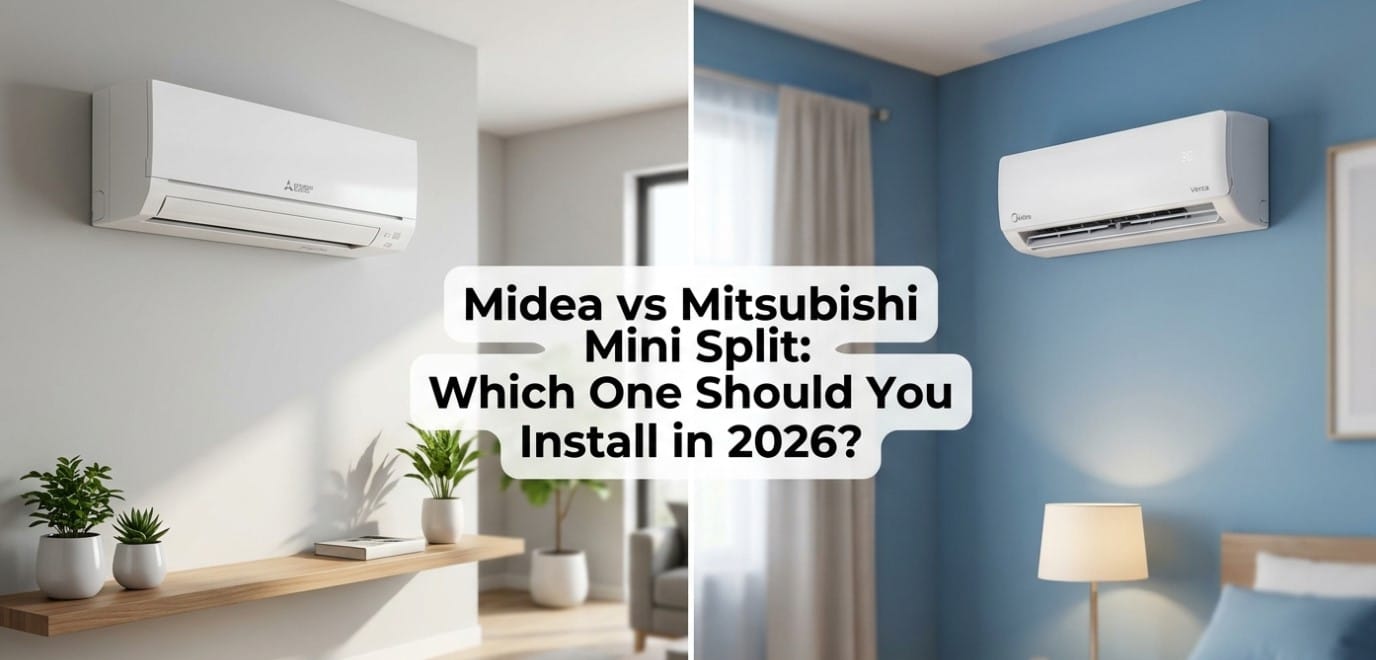 Midea vs Mitsubishi Mini Split: Which One Should You Install in 2026
