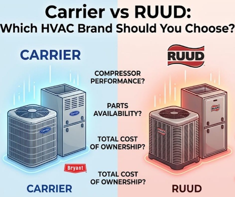 Carrier vs RUUD: Which HVAC Brand Should You Choose?